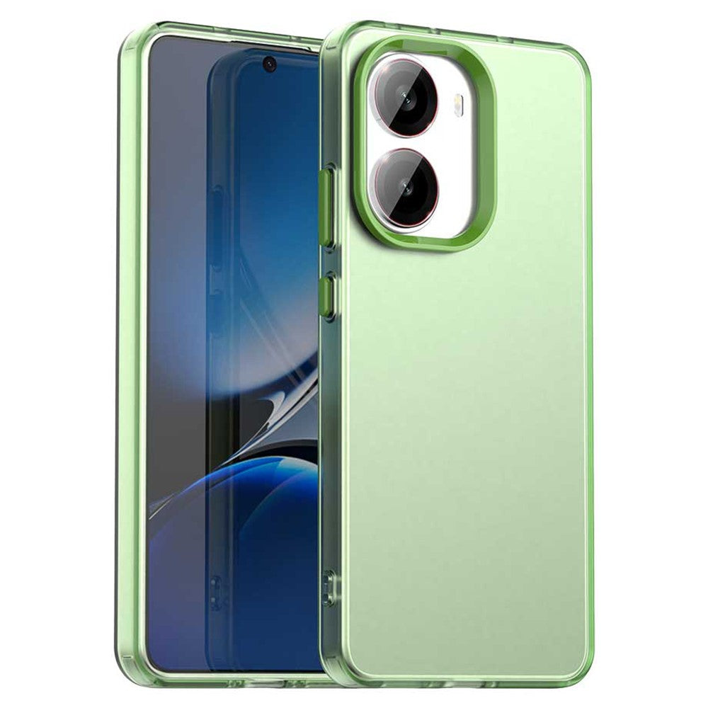 Xiaomi Poco X7 Pro 5G / Redmi Turbo 4 5G-skal PC + TPU + PET Matt fallskyddande bakstycke