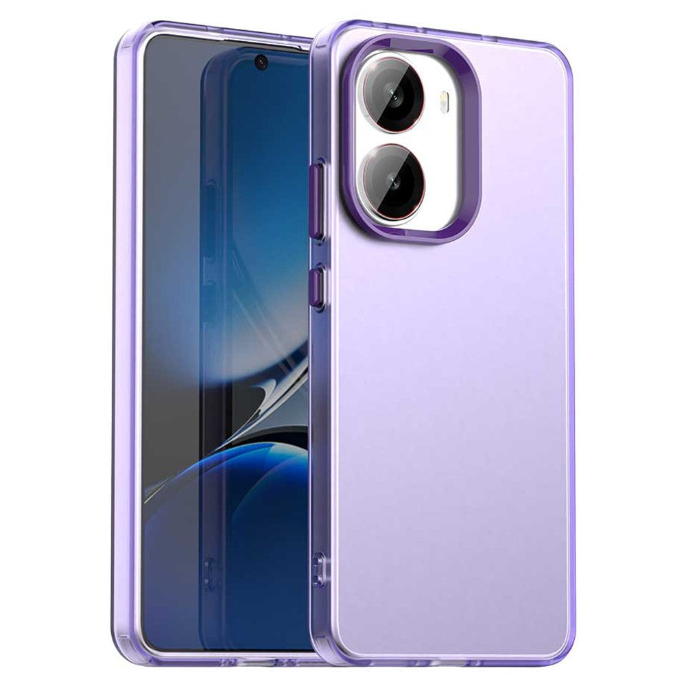 Xiaomi Poco X7 Pro 5G / Redmi Turbo 4 5G-skal PC + TPU + PET Matt fallskyddande bakstycke