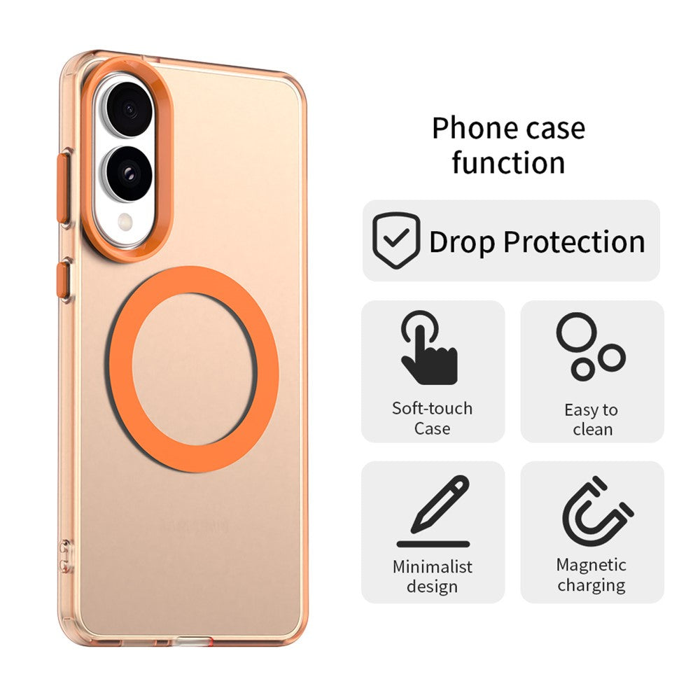 For Samsung Galaxy S25 Edge Magnetic Case Anti Drop Hybrid Phone Back Cover