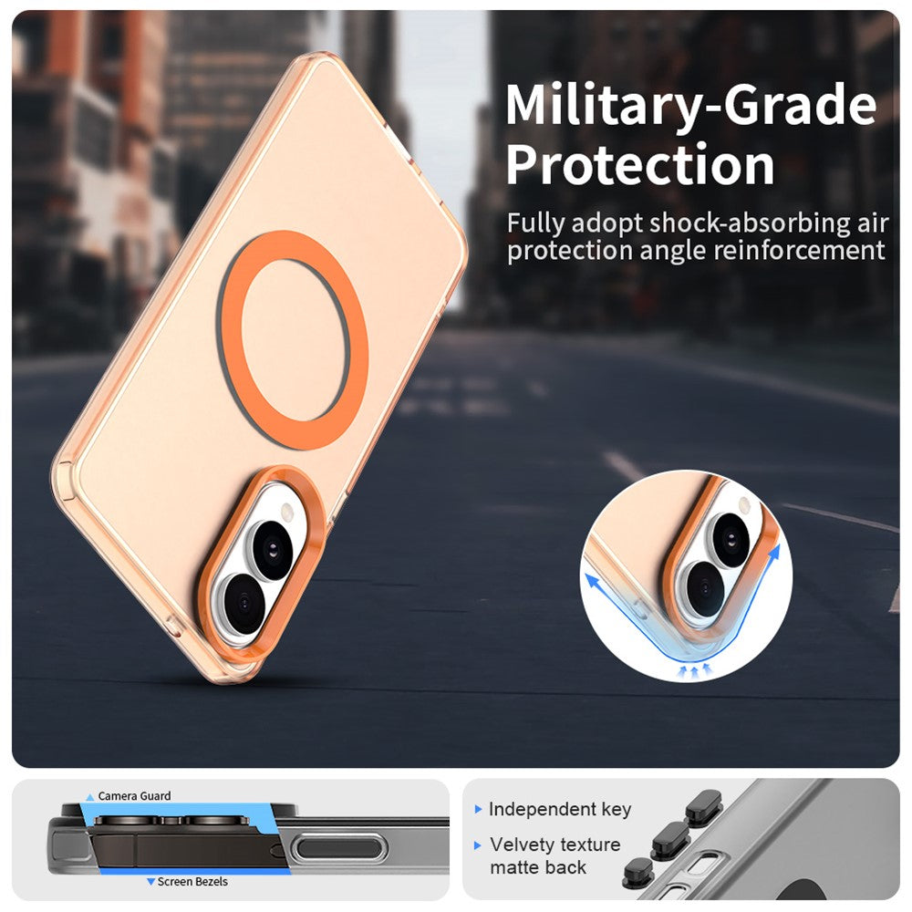 For Samsung Galaxy S25 Edge Magnetic Case Anti Drop Hybrid Phone Back Cover