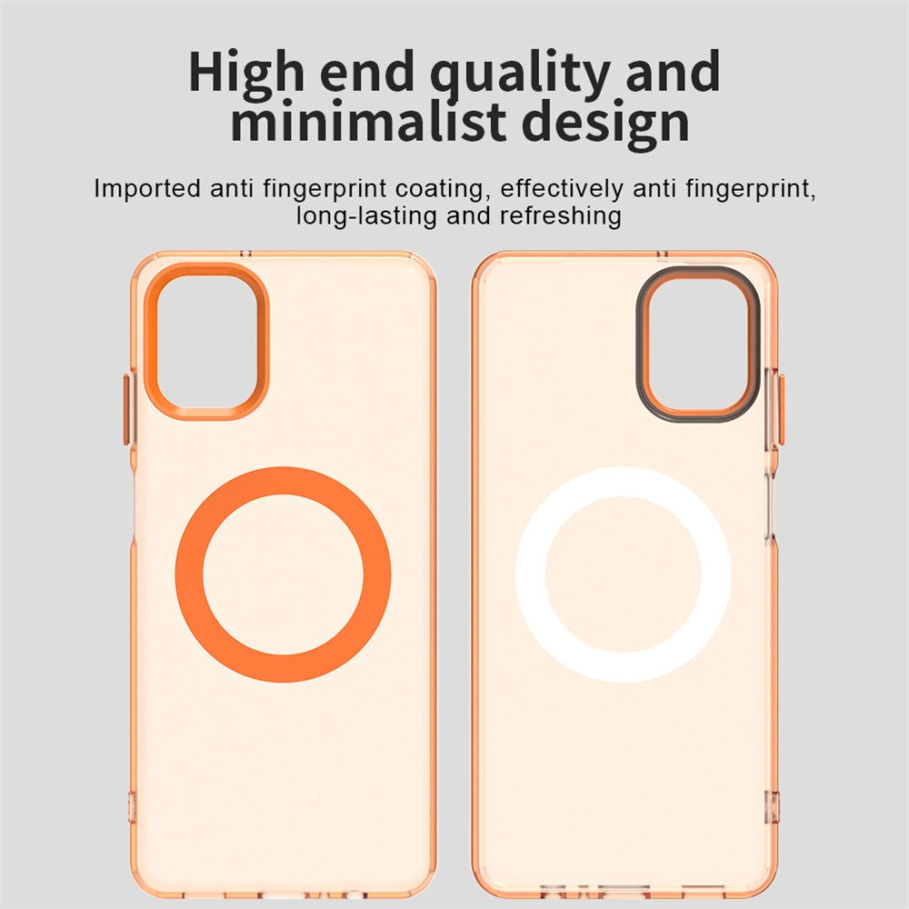 Til Samsung Galaxy F06 5G / M06 5G Magnetisk Cover Anti-fald Hybrid Telefon Bagcover