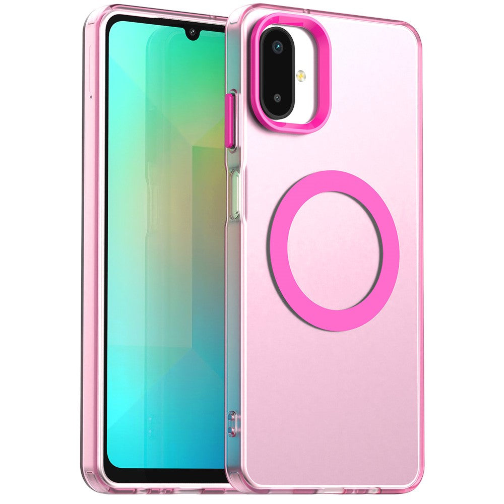 Til Samsung Galaxy F06 5G / M06 5G Magnetisk Cover Anti-fald Hybrid Telefon Bagcover