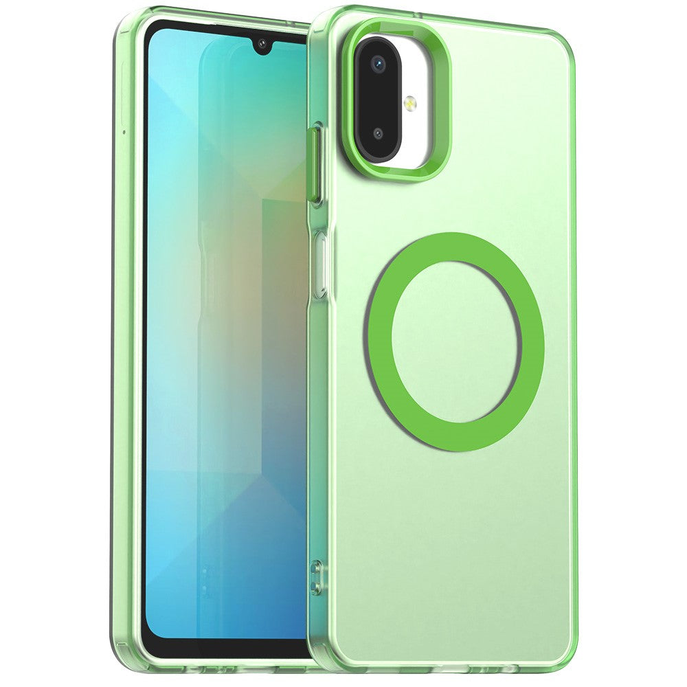Til Samsung Galaxy F06 5G / M06 5G Magnetisk Cover Anti-fald Hybrid Telefon Bagcover