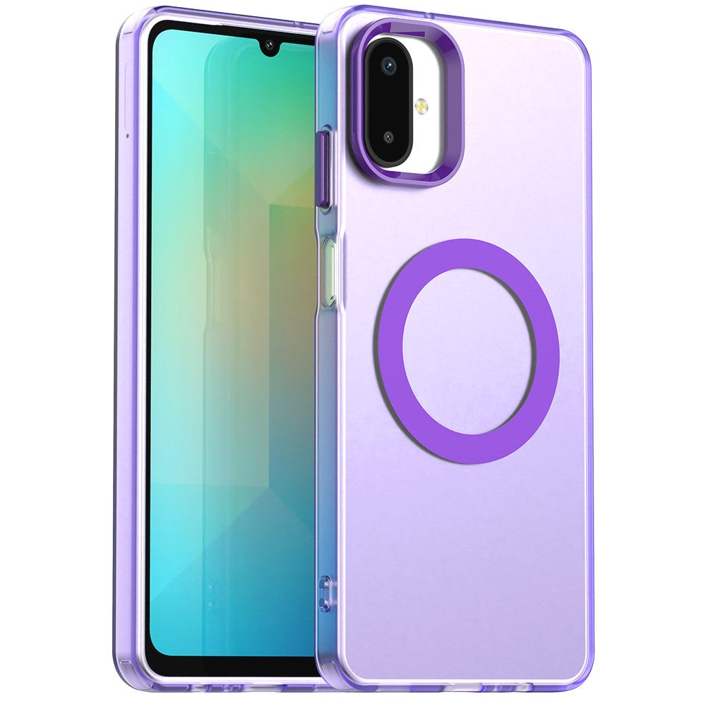 Til Samsung Galaxy F06 5G / M06 5G Magnetisk Cover Anti-fald Hybrid Telefon Bagcover