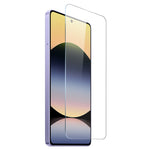 NORTHJO For Xiaomi Redmi Note 14S 4G Clear Case Soft TPU Phone Cover with Tempered Glass Screen Protector