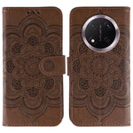 Phone Case For Honor Magic7 Lite 5G / X60 Pro 5G / X9c 5G PU Leather Mandala Imprinted Design Wallet Cover