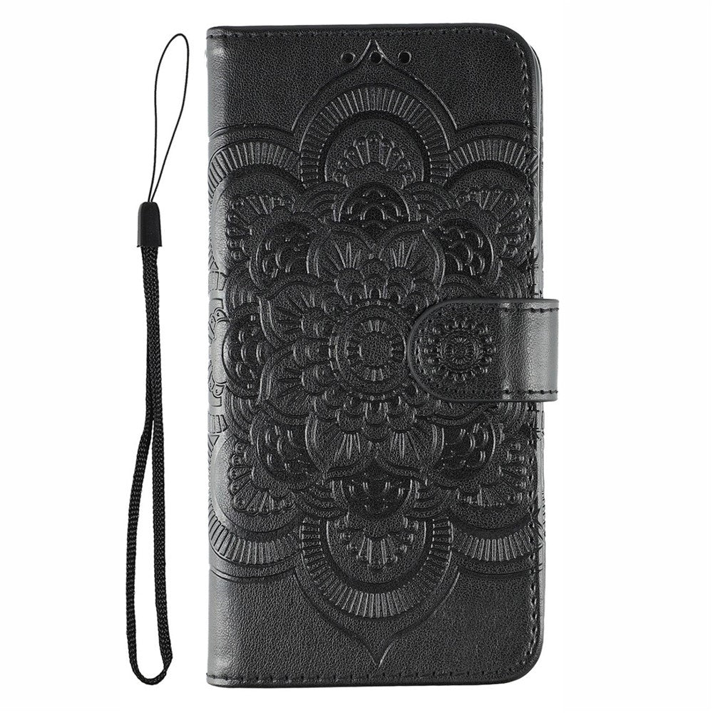 For Oppo Find X8 5G Case PU Leather Mandala Imprinted Design Wallet Phone Cover
