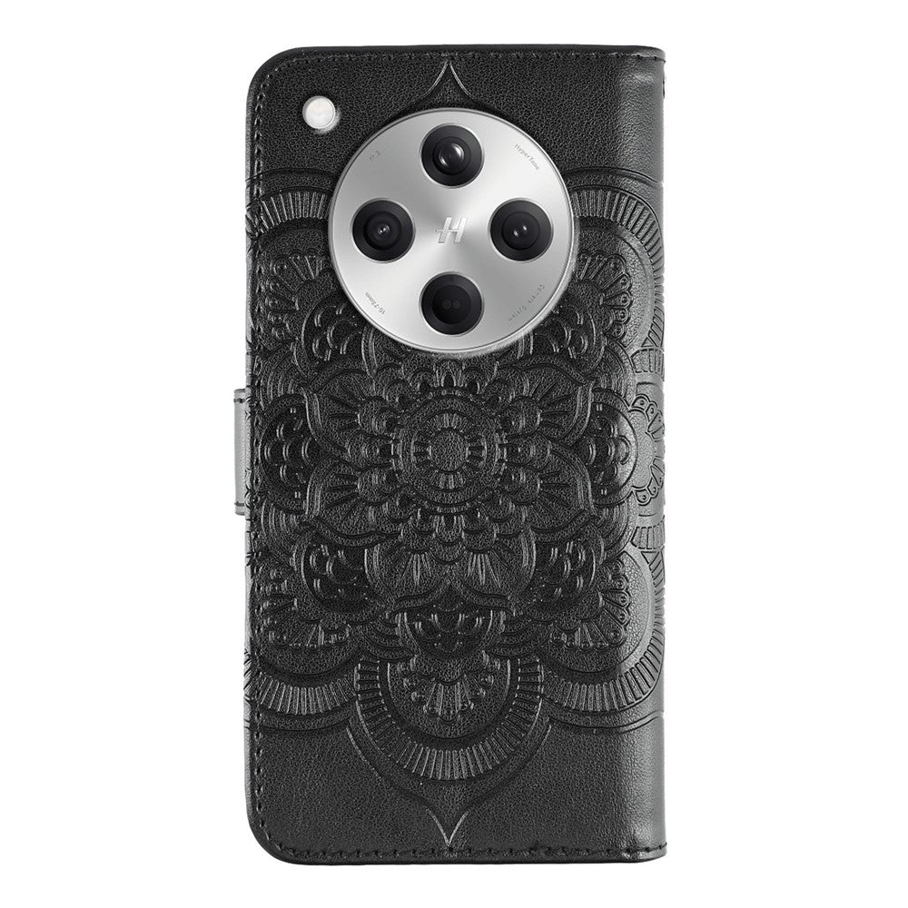 For Oppo Find X8 5G Case PU Leather Mandala Imprinted Design Wallet Phone Cover
