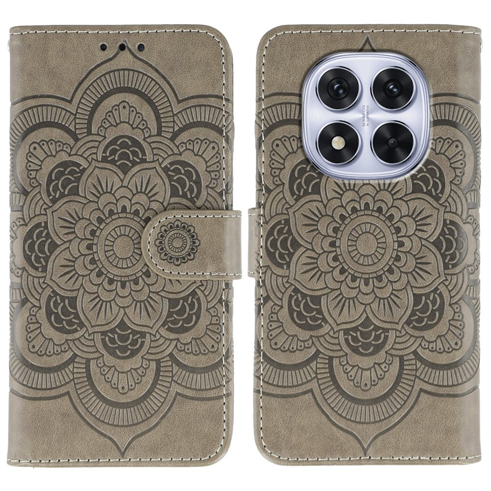 Phone Case For Xiaomi Redmi Note 14 Pro 4G / 5G / Note 14 Pro+ 5G / Poco X7 5G PU Leather Mandala Imprinted Design Wallet Cover