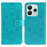 For Xiaomi Redmi Note 14 5G / Poco M7 Pro 5G Case PU Leather Mandala Imprinted Design Wallet Phone Cover