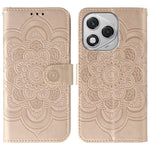 For Honor 400 Lite 5G Case PU Leather Mandala Imprinted Design Wallet Phone Cover