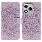 For Honor 400 Lite 5G Case PU Leather Mandala Imprinted Design Wallet Phone Cover