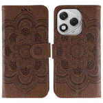For Honor 400 Lite 5G Case PU Leather Mandala Imprinted Design Wallet Phone Cover