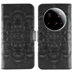 For Xiaomi 15 Ultra Case PU Leather Mandala Imprinted Design Wallet Phone Cover