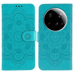 For Xiaomi 15 Ultra Case PU Leather Mandala Imprinted Design Wallet Phone Cover