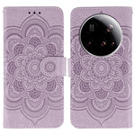 For Xiaomi 15 Ultra Case PU Leather Mandala Imprinted Design Wallet Phone Cover