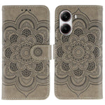 For Xiaomi Poco X7 Pro 5G / Redmi Turbo 4 5G Case PU Leather Mandala Imprinted Design Wallet Phone Cover
