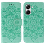 For Xiaomi Poco X7 Pro 5G / Redmi Turbo 4 5G Case PU Leather Mandala Imprinted Design Wallet Phone Cover