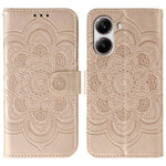 For Xiaomi Poco X7 Pro 5G / Redmi Turbo 4 5G Case PU Leather Mandala Imprinted Design Wallet Phone Cover