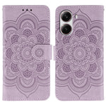 For Xiaomi Poco X7 Pro 5G / Redmi Turbo 4 5G Case PU Leather Mandala Imprinted Design Wallet Phone Cover