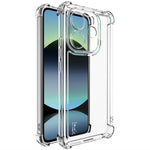 IMAK UX-4 Series For Xiaomi Redmi Note 14 4G (164.84mm) Case Straight Frame Four Corner Shockproof Clear TPU Cover