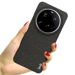 IMAK Ruiyi Series for Xiaomi 15 Ultra Case Fabric Texture Leather+PC Phone Back Cover