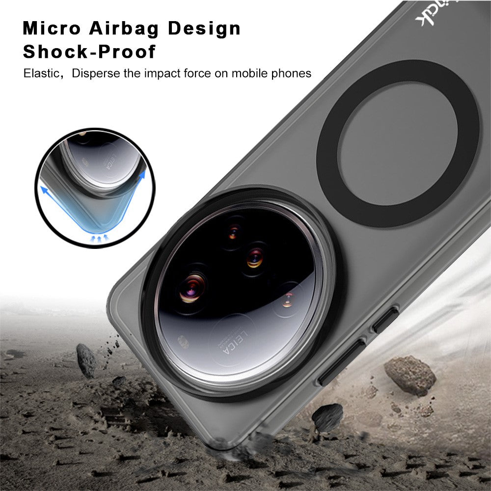 IMAK For Xiaomi 15 Ultra Case Magnetic Case Candy Color Anti Drop TPU + PET Back Cover