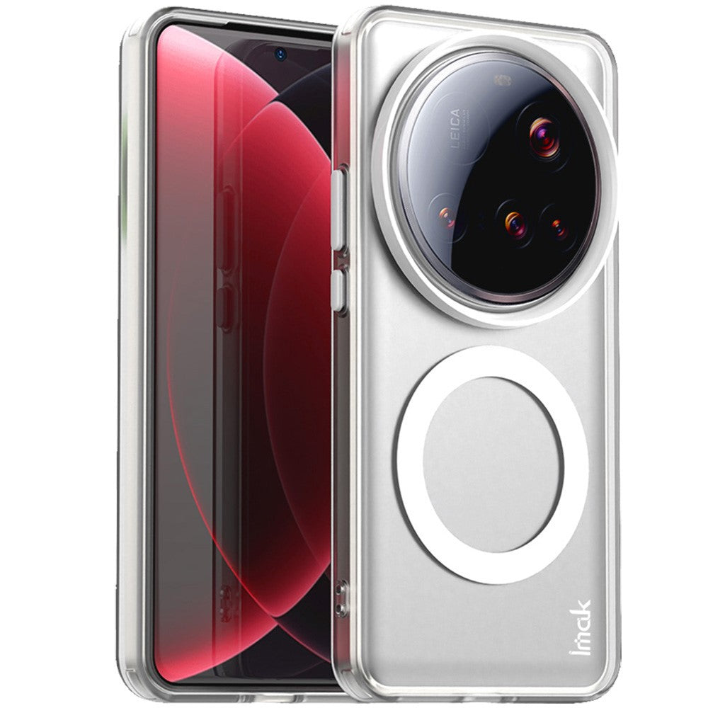 IMAK For Xiaomi 15 Ultra Case Magnetic Case Candy Color Anti Drop TPU + PET Back Cover