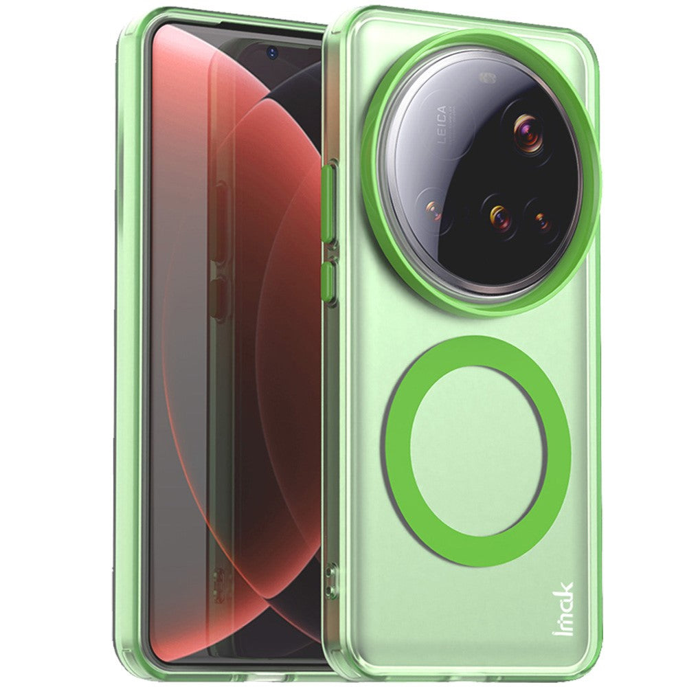 IMAK For Xiaomi 15 Ultra Case Magnetic Case Candy Color Anti Drop TPU + PET Back Cover