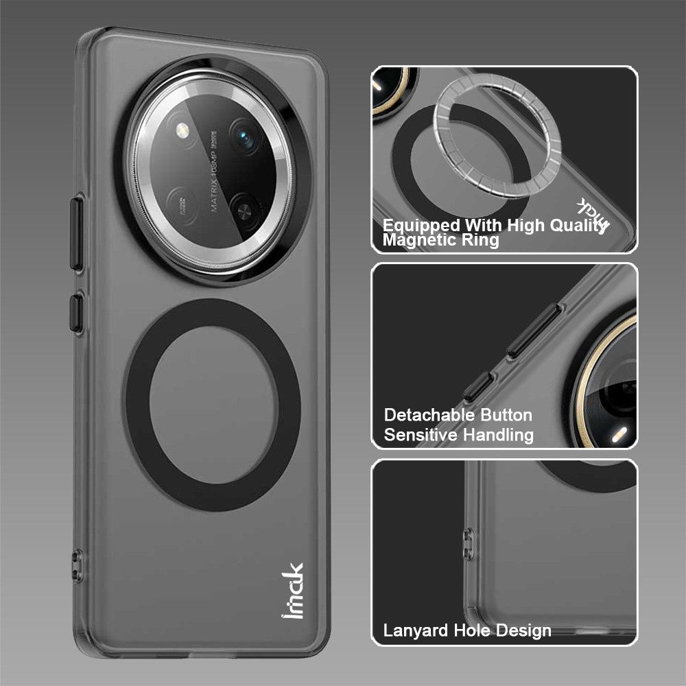 IMAK Phone Case For Honor X60 Pro 5G / X9c 5G / Magic7 Lite 5G Magnetic Case PC + TPU Protective Back Cover