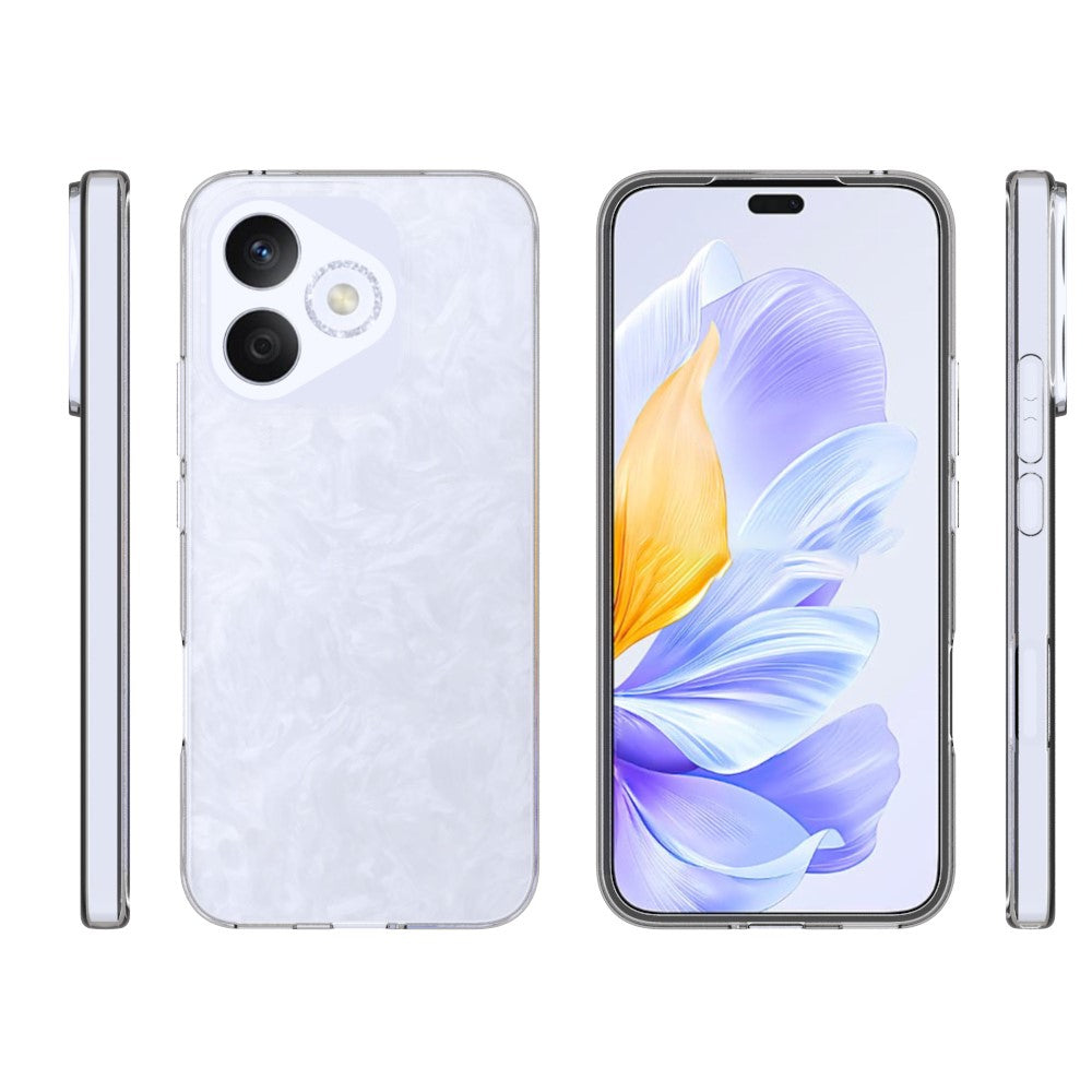 10 stk./pakke For Honor 400 Lite 5G etui Vandmærkefri TPU beskyttende gennemsigtigt telefoncover