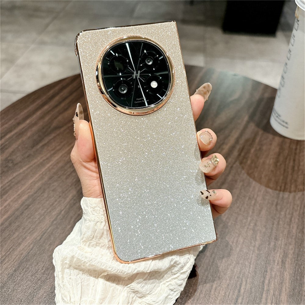 For Oppo Find N5 5G Case Sparkling Glitter Hard PC Phone Cover