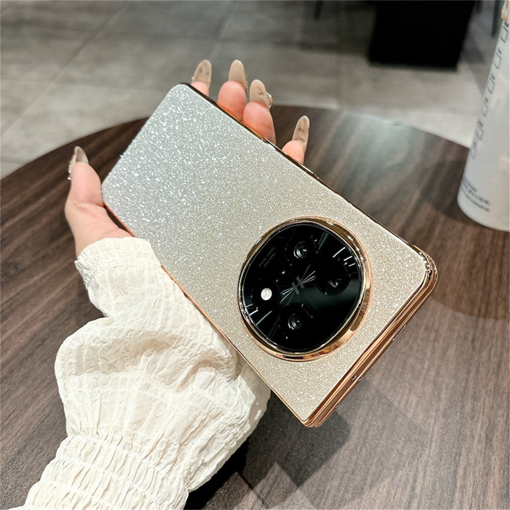 For Oppo Find N5 5G Case Sparkling Glitter Hard PC Phone Cover