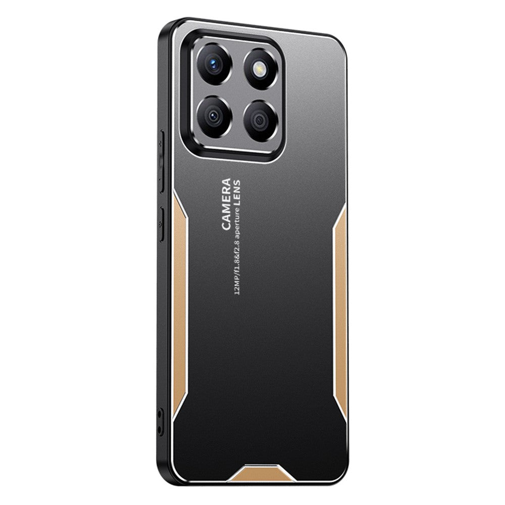 For Honor X8c 4G Phone Case Aluminium Alloy TPU PC Back Cover