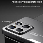 For Honor X8c 4G Phone Case Aluminium Alloy TPU PC Back Cover