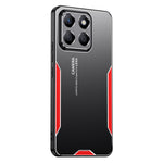 For Honor X8c 4G Phone Case Aluminium Alloy TPU PC Back Cover