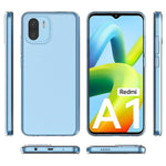 Soft TPU Cover for Xiaomi Redmi A1 4G / A2 4G, Ultra Slim Transparent Drop-Proof Phone Back Case