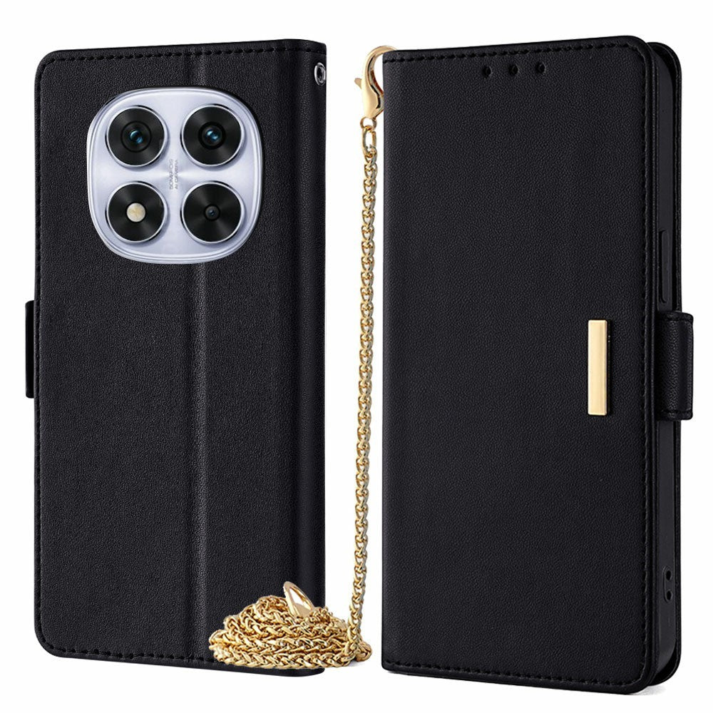 Phone Case For Xiaomi Redmi Note 14 Pro 5G / Note 14 Pro+ 5G / Poco X7 5G PU Leather Wallet Stand Cover with Crossbody Shoulder Strap