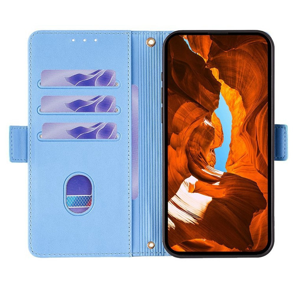 For Xiaomi 14T Pro Case PU Leather Wallet Stand Phone Cover with Crossbody Shoulder Strap