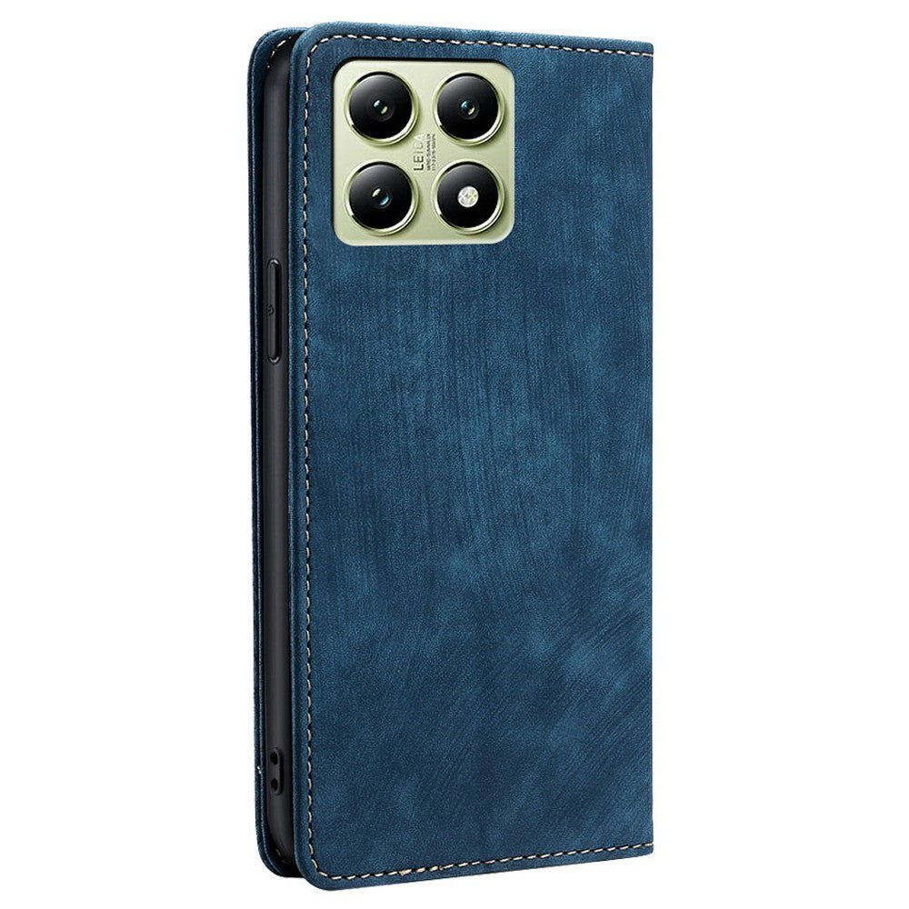 For Xiaomi 14T Case RFID Blocking Wallet Leather Phone Cover
