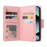 For Xiaomi Redmi Note 14 4G (164.84mm) Case Zipper Wallet Leather Stand Phone Cover Rivet Decor