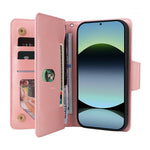 For Xiaomi Redmi Note 14 4G (164.84mm) Case Zipper Wallet Leather Stand Phone Cover Rivet Decor