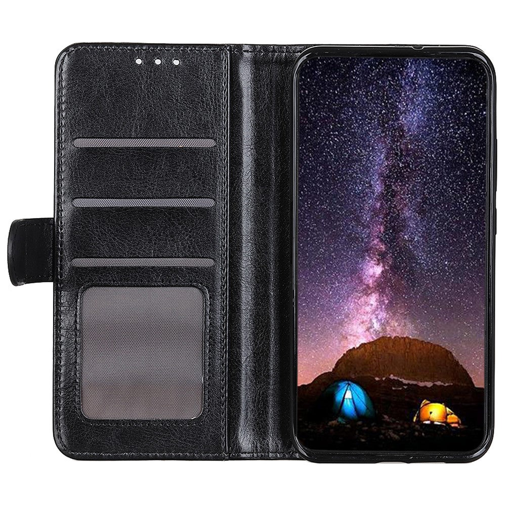 For Honor 400 Lite 5G Case Crazy Horse Texture PU Leather Phone Stand Cover