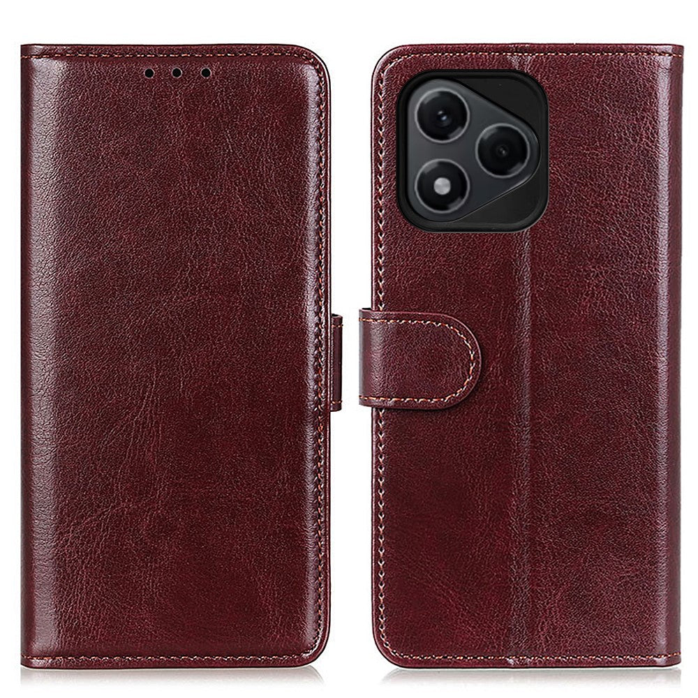 For Honor 400 Lite 5G Case Crazy Horse Texture PU Leather Phone Stand Cover