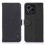 KHAZNEH For Honor 400 Lite 5G Case Genuine Cow Leather Flip Phone Cover