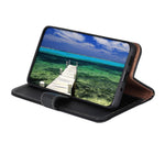 KHAZNEH For Honor 400 Lite 5G Case Genuine Cow Leather Flip Phone Cover