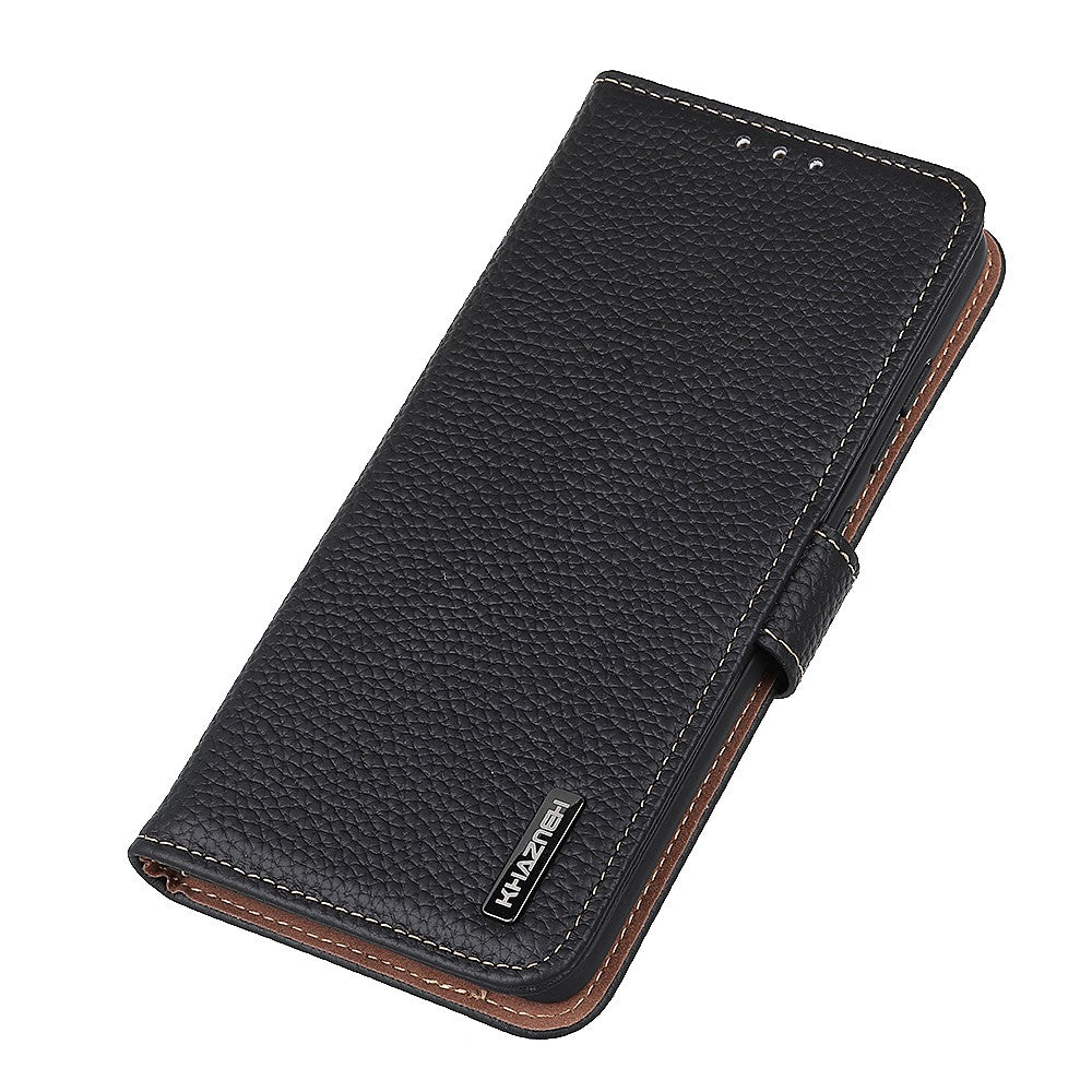 KHAZNEH For Honor 400 Lite 5G Case Genuine Cow Leather Flip Phone Cover
