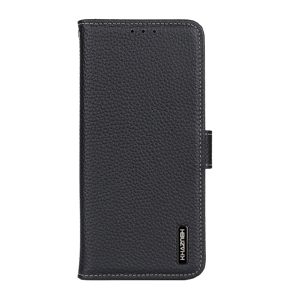 KHAZNEH For Honor 400 Lite 5G Case Genuine Cow Leather Flip Phone Cover