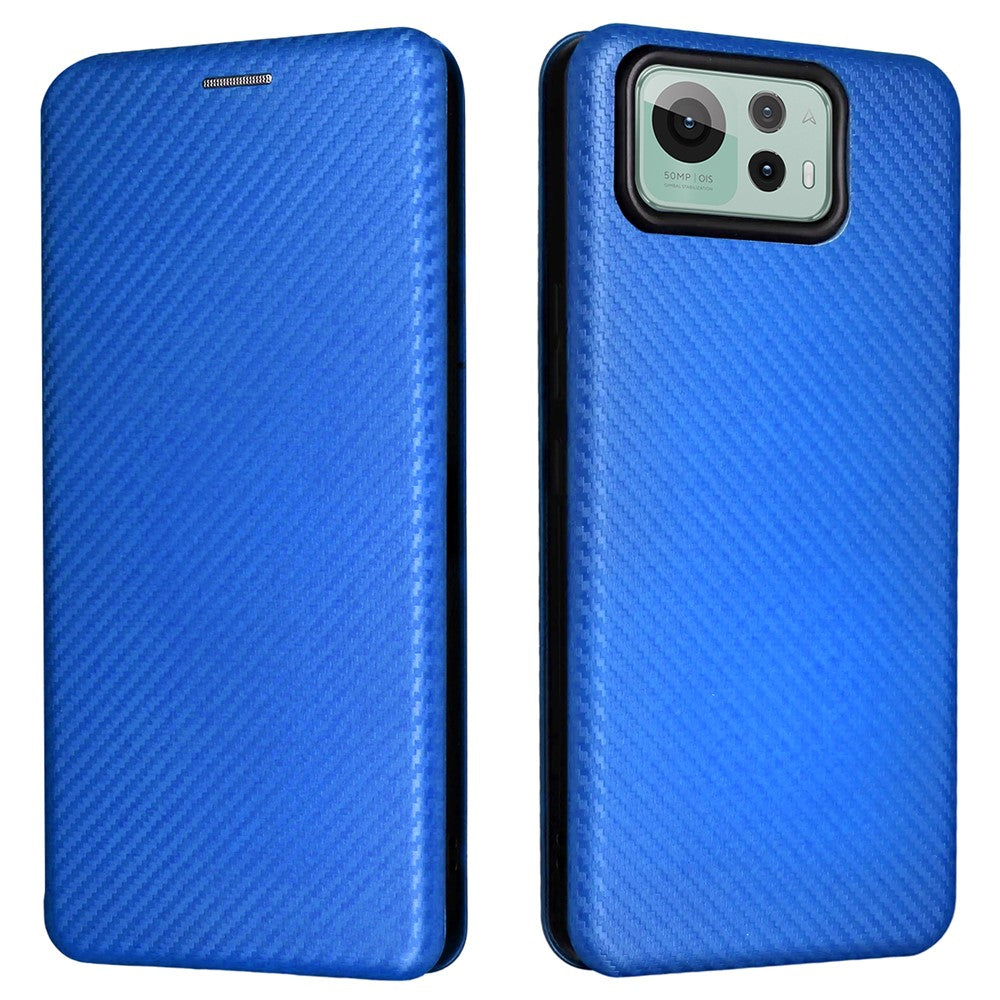 For Asus Zenfone 12 Ultra 5G Case Carbon Fiber Texture Drop-Proof PU Leather Phone Cover