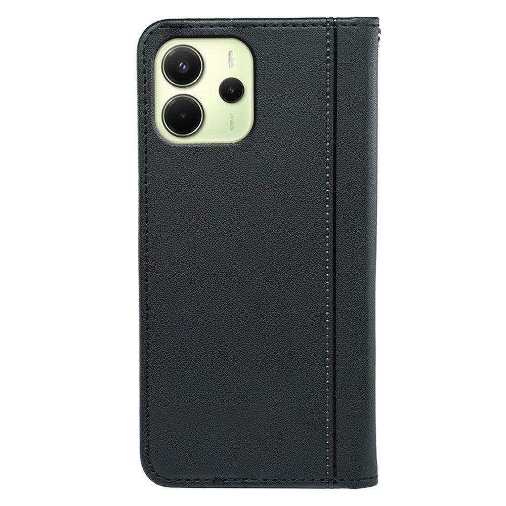 HX01 För Xiaomi Redmi Note 14 4G (164.84mm) Plånboksfodral Magnetisk Stängning PU-läder mobilfodral